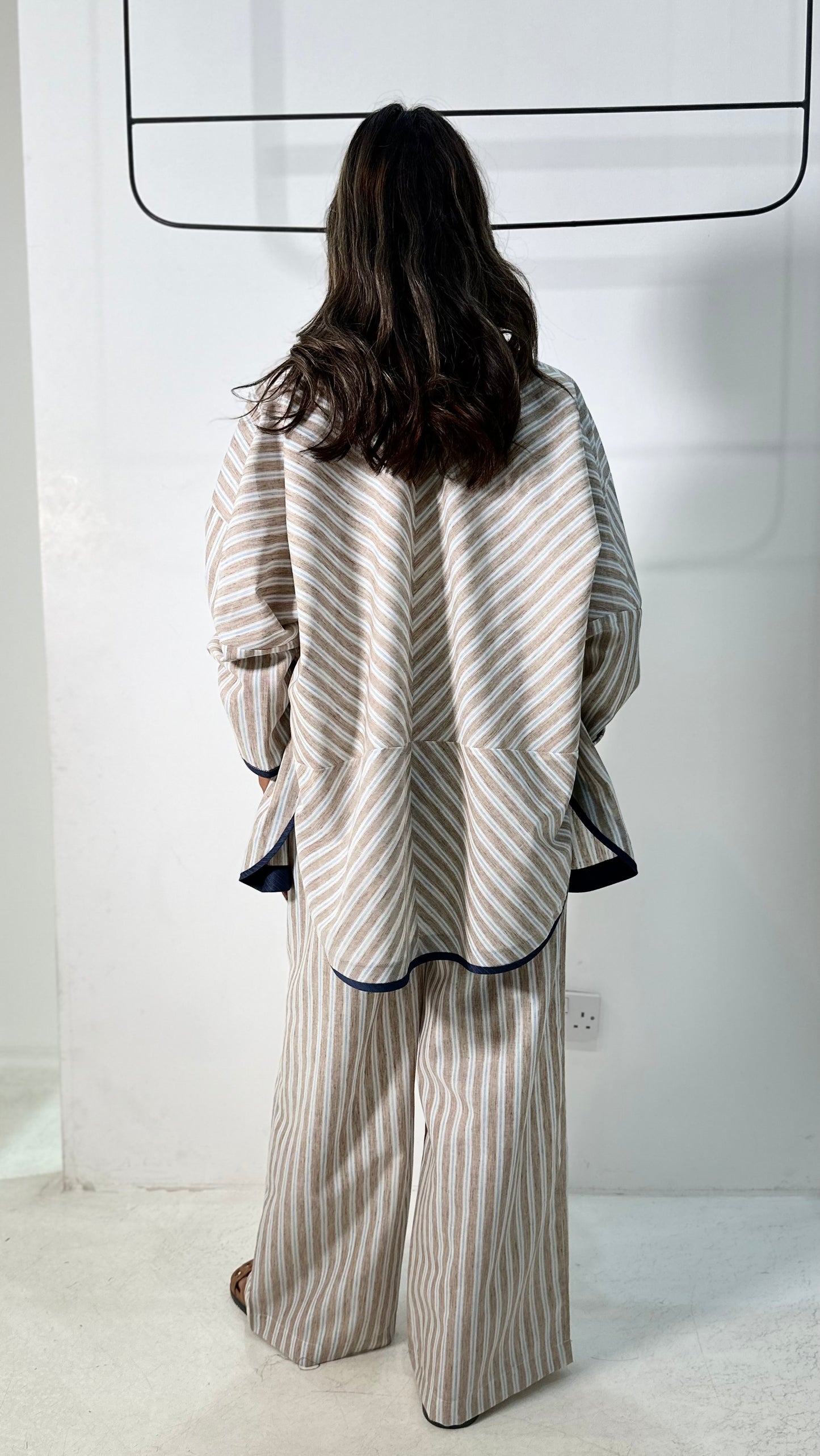 Linen Striped Set
