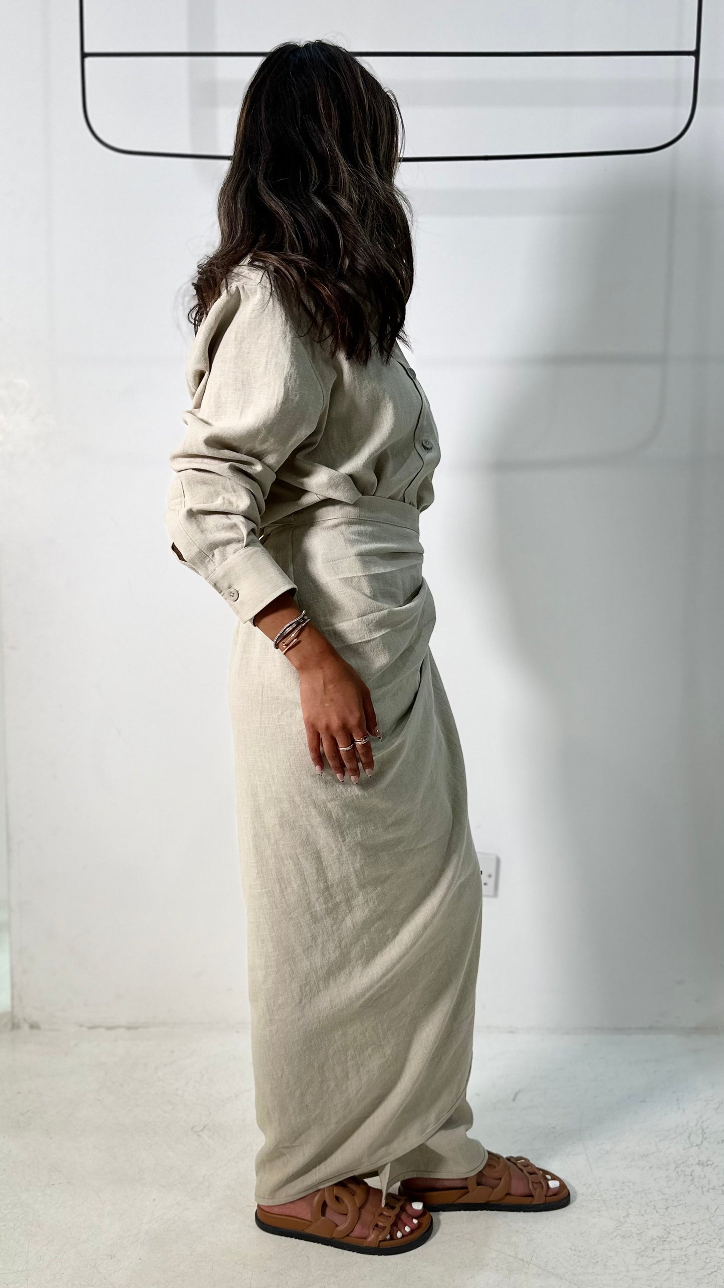Wrap Skirt & Shirt