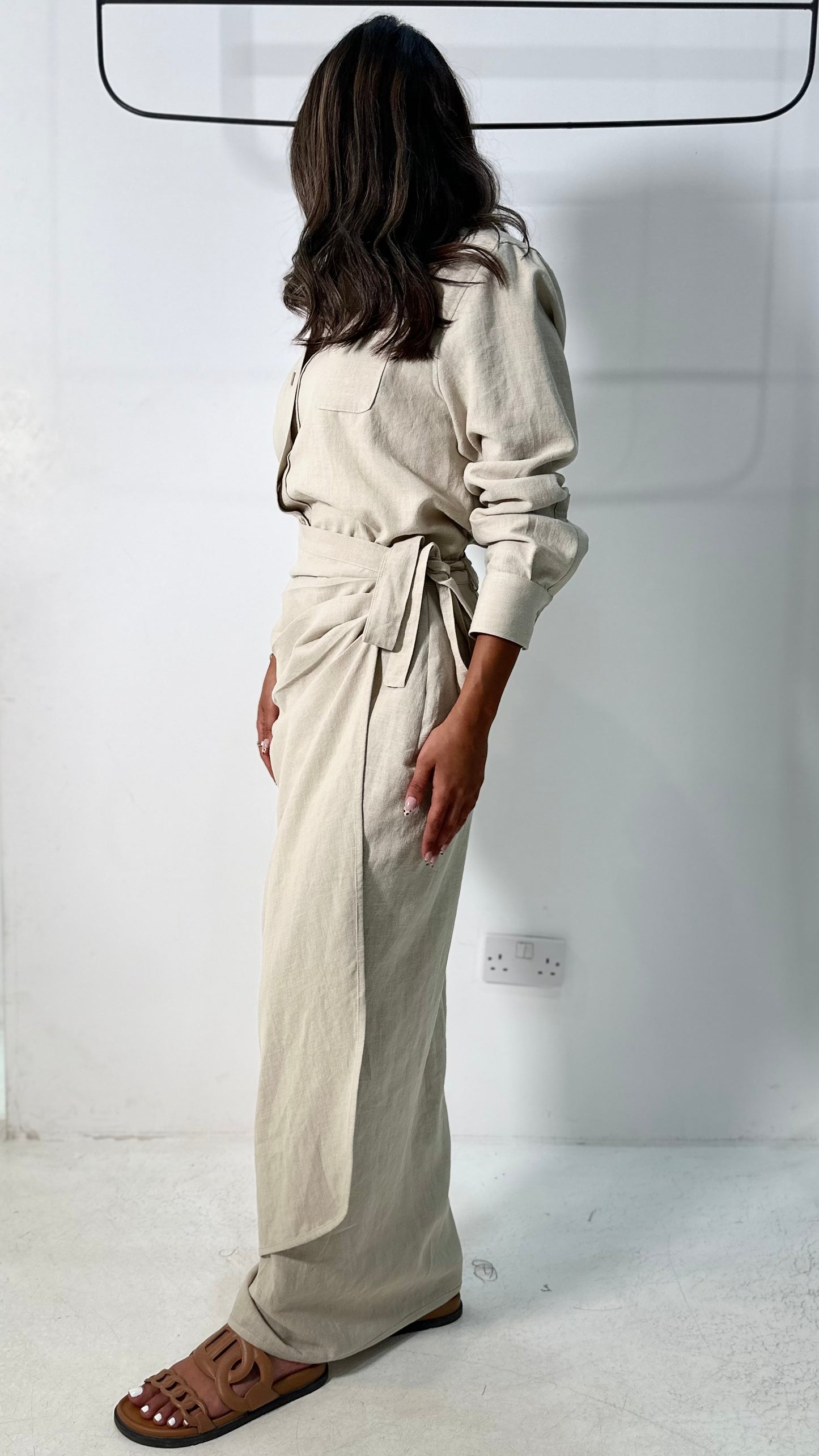 Wrap Skirt & Shirt