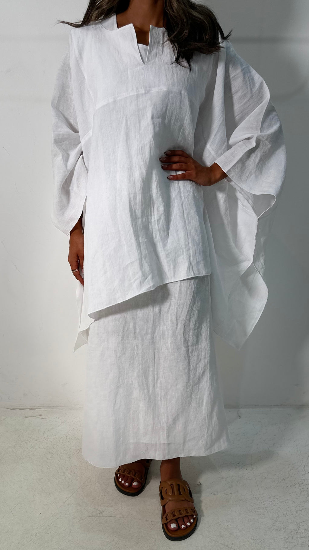 Linen 2 Piece Kaftan