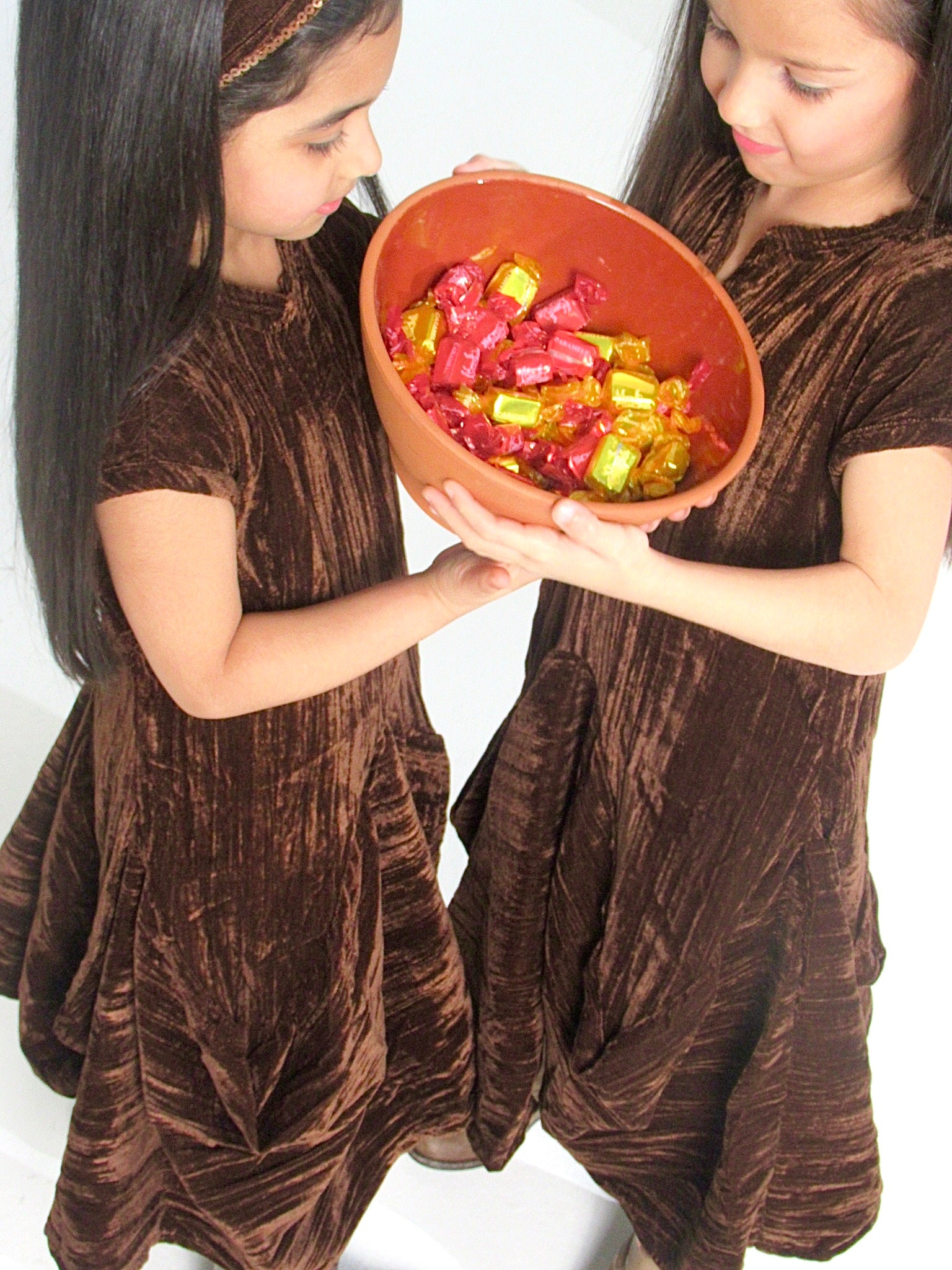 Velvet Dress with Headband