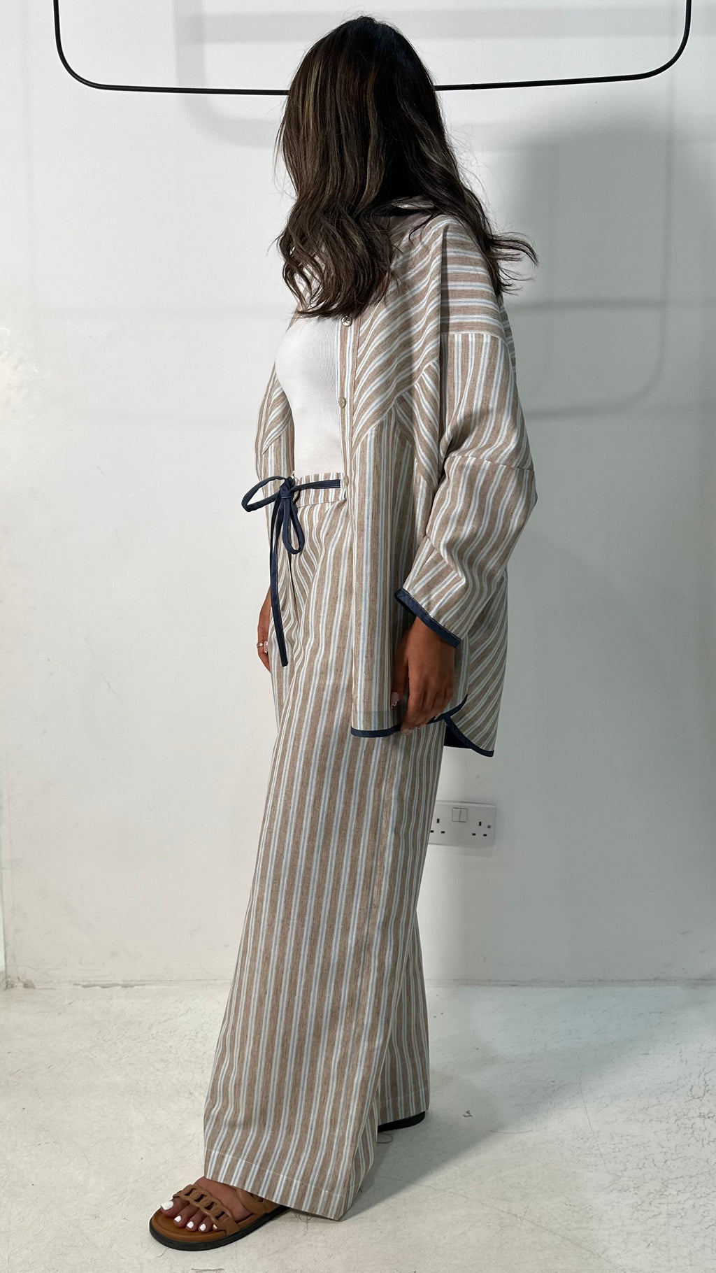 Linen Striped Set