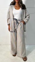 Linen Striped Set