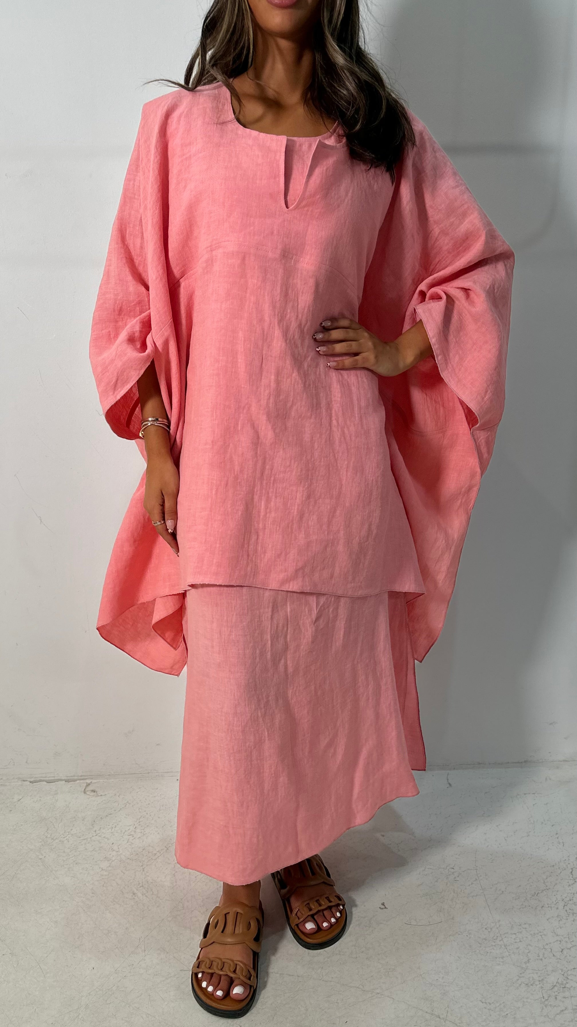 Linen 2 Piece Kaftan