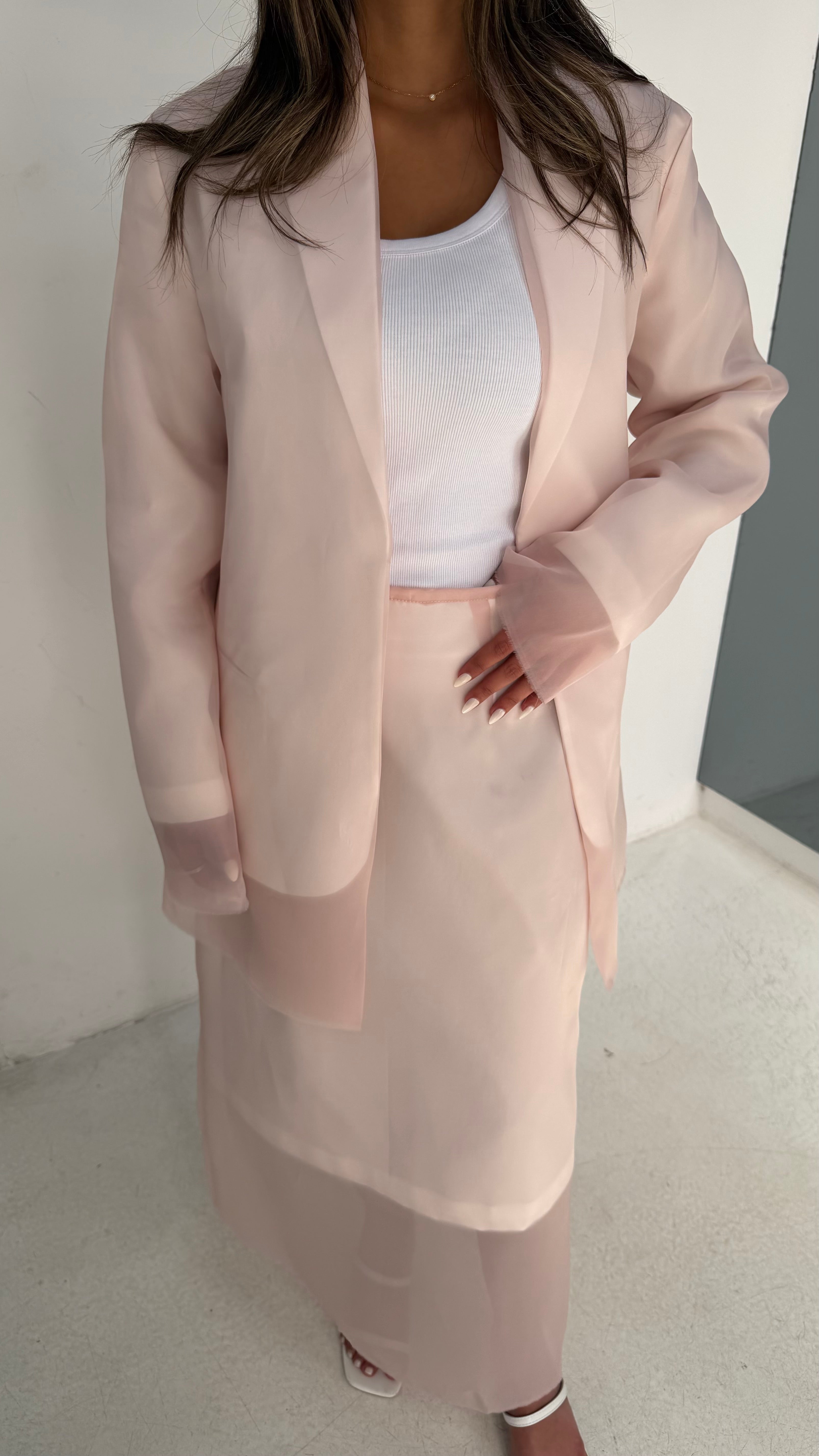 Pink Sheer Set