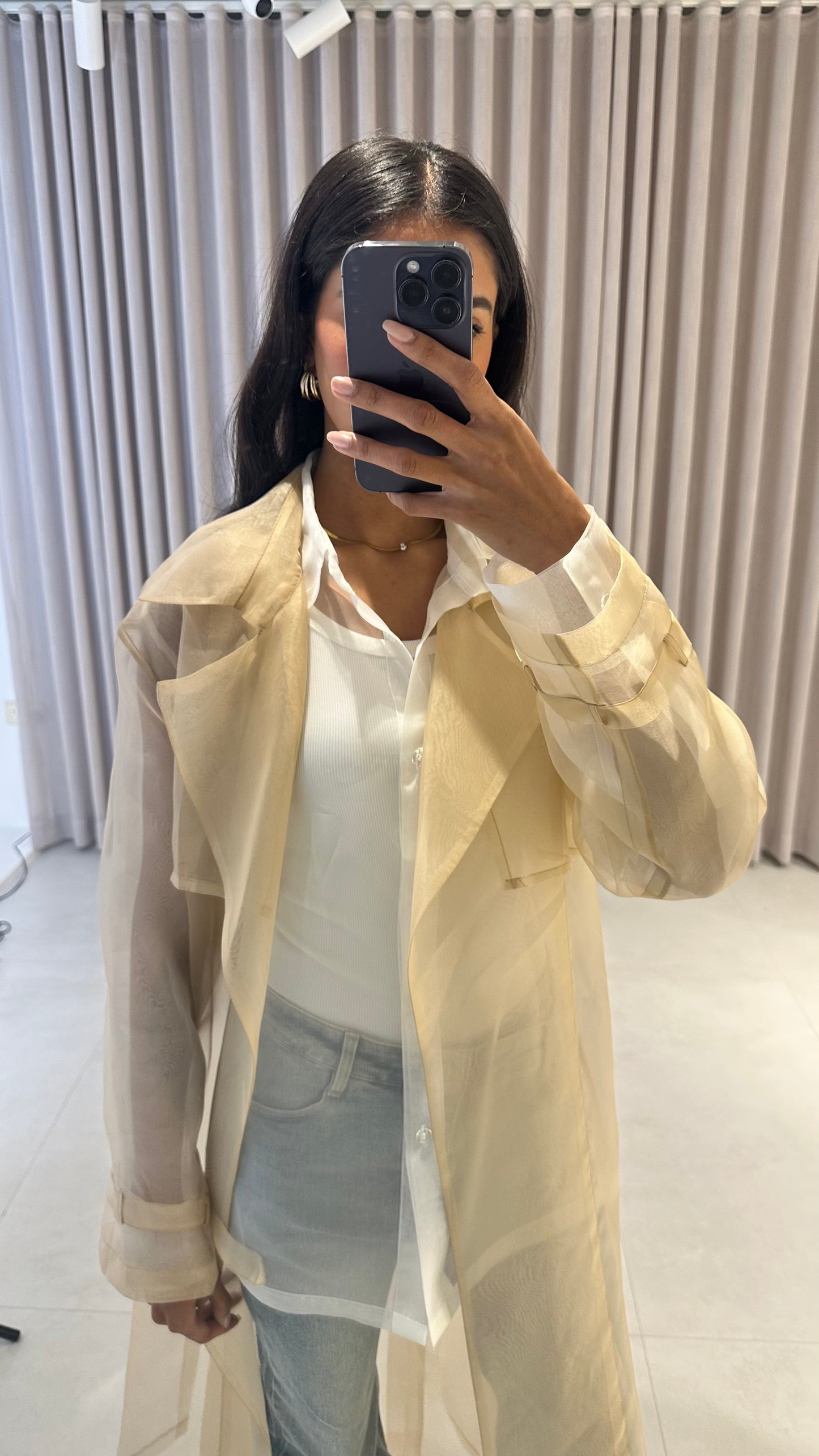 Double Organza Trench