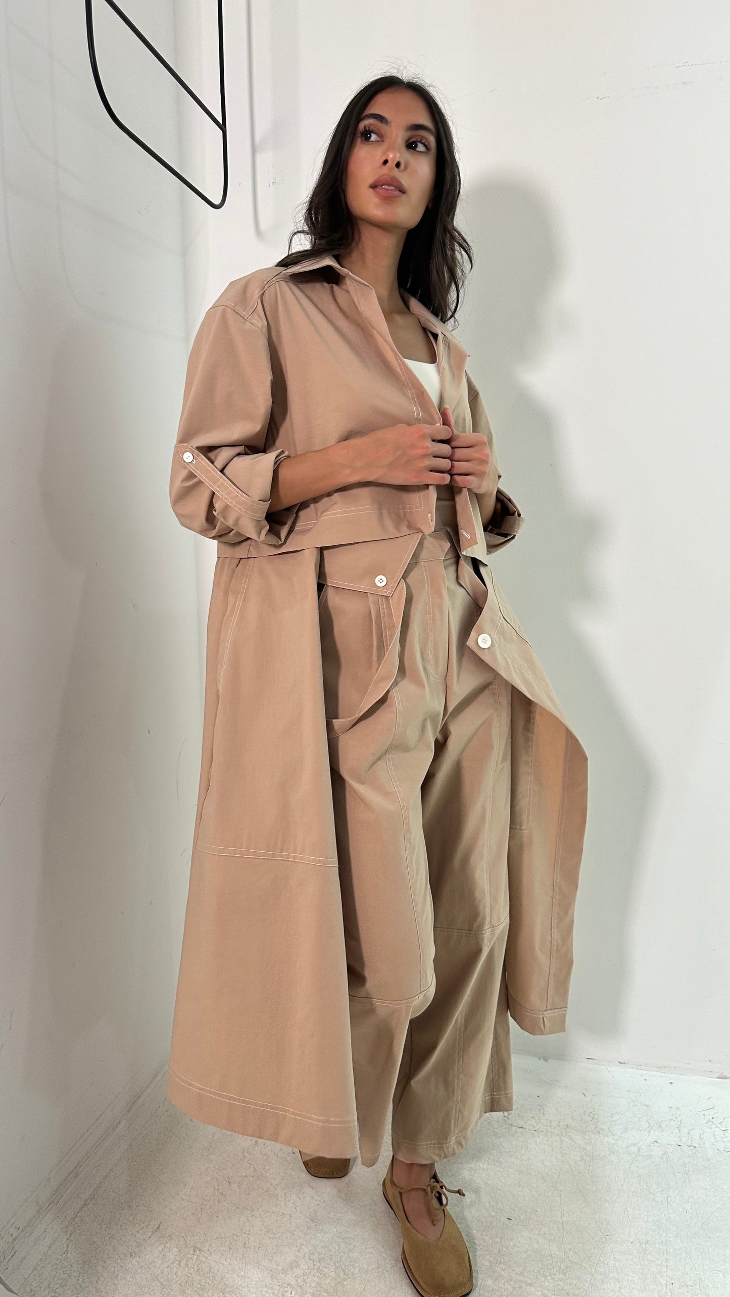 Trench Set (Beige & Khaki)