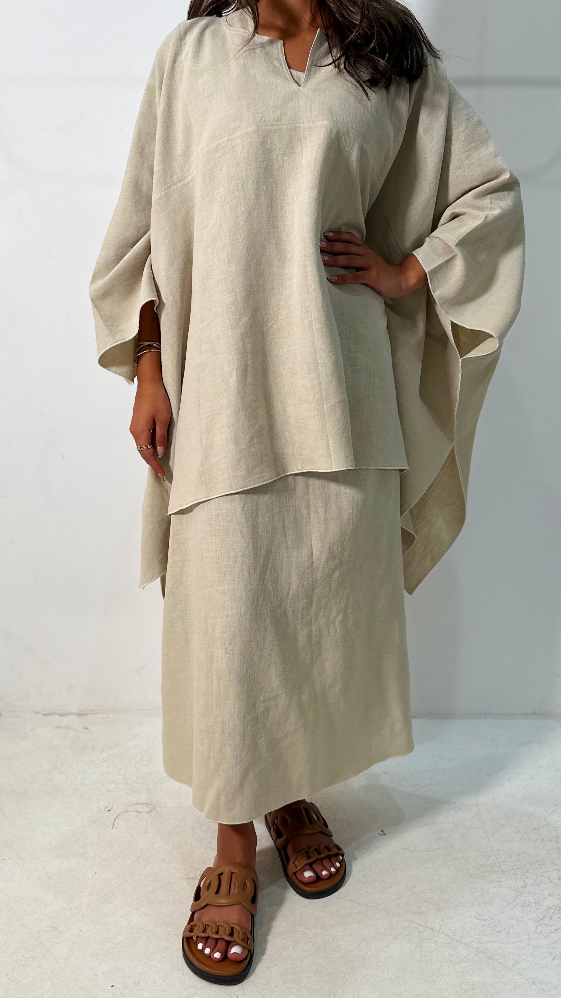 Linen 2 Piece Kaftan