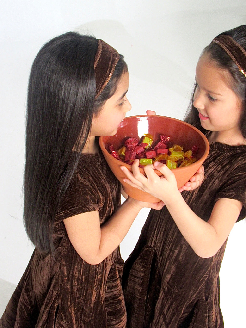 Velvet Dress with Headband