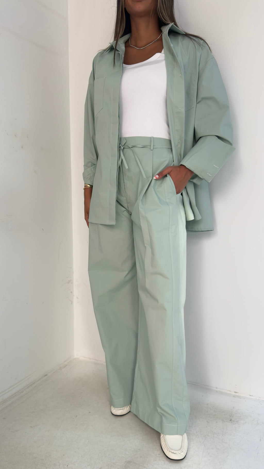 Teal Poplin Set